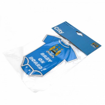 Manchester City gyerek az autóban matrica Baby On Board