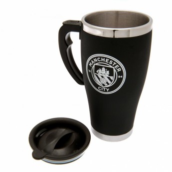 Manchester City utazó bögre black Travel Mug with handle