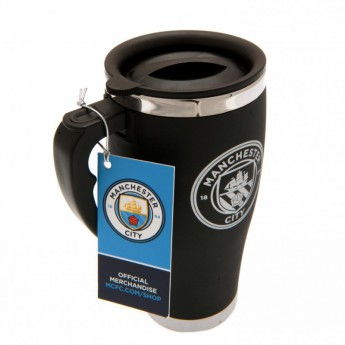 Manchester City utazó bögre black Travel Mug with handle