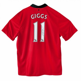 Legendák futball mez Manchester United Giggs Signed Shirt