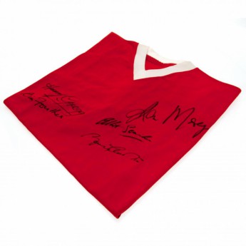 Legendák futball mez Manchester United 1958 Busby Babes Signed Shirt