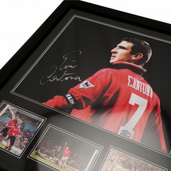 Legendák kép keretben Manchester United Cantona Signed Framed Print