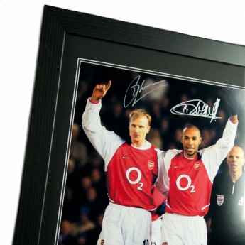 Legendák kép keretben FC Arsenal Bergkamp & Henry Signed Framed Print