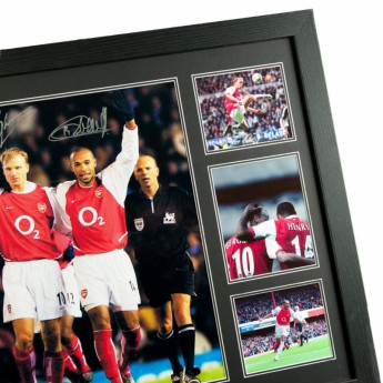 Legendák kép keretben FC Arsenal Bergkamp & Henry Signed Framed Print