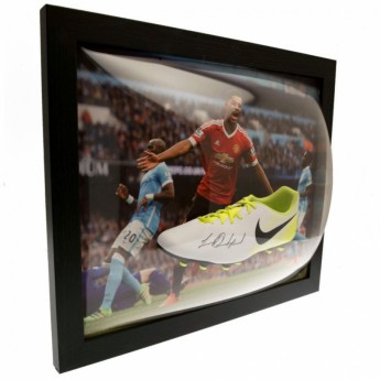 Legendák bekeretezett futballcipő Manchester United Rashford Signed Boot (Framed)