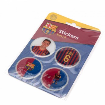 FC Barcelona matricák 3D Stickers 4pk Xavi