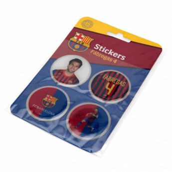 FC Barcelona matricák 3D Stickers 4pk Fabregas
