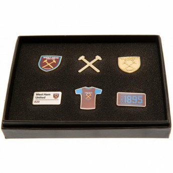 West Ham United kitűző szett 6 Piece Badge Set