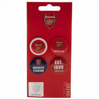 FC Arsenal kitűző szett Button Badge Set