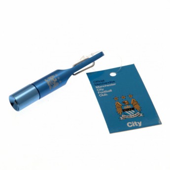 Manchester City kulcstartó Keyring Torch
