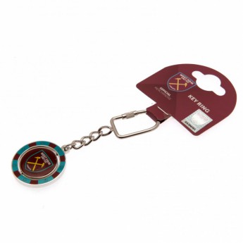 West Ham United kulcstartó Spinner Keyring PC
