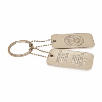 Manchester City kulcstartó Dog Tag Keyring