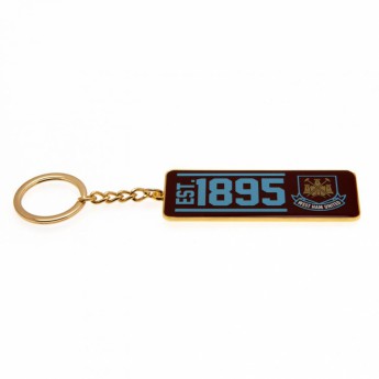 West Ham United kulcstartó Keyring EST