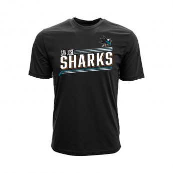 San Jose Sharks férfi póló black Joe Pavelski #8 Icing Name and Number