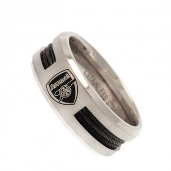 FC Arsenal gyűrű Black Inlay Ring Large CR