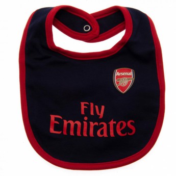FC Arsenal gyerek nyálazó előke 2 Pack Bibs NR