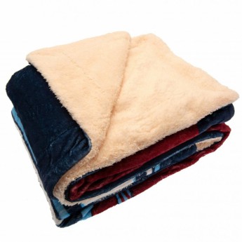 West Ham United takaró Sherpa Fleece Blanket 1