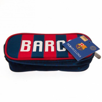 FC Barcelona ceruzatartó Double Zip Pencil Case
