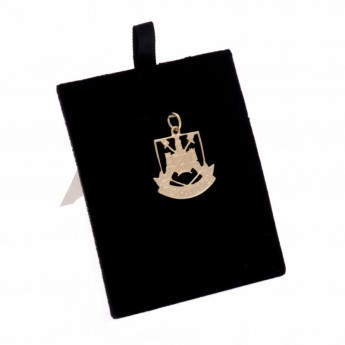 West Ham United arany medál 9ct Gold Pendant Castle