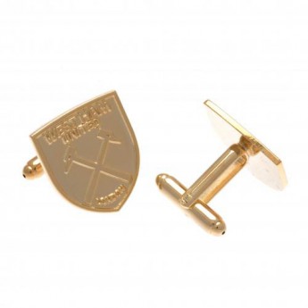 West Ham United mandzsettagomb Gold Plated Cufflinks