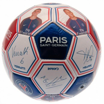 Paris Saint Germain mini focilabda Photo Signature Football