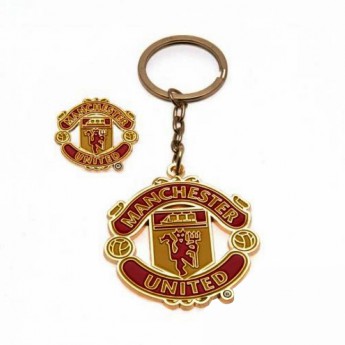 Manchester United kulcstartó és kitűző design set