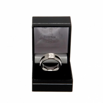 FC Everton gyűrű Black Inlay Ring Medium