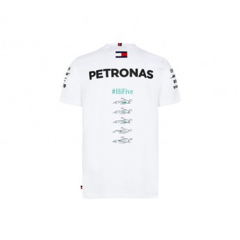Mercedes AMG Petronas férfi póló Champion white F1 Team 2018