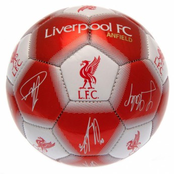 FC Liverpool mini focilabda Mini Ball Signature
