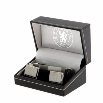 FC Chelsea nyakkendő tű és mandzsettagomb szett Tie Slide & Cufflink Set