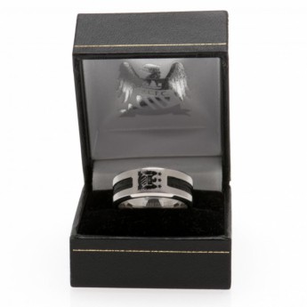 Manchester City gyűrű Black Inlay Ring Medium EC
