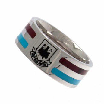 West Ham United gyűrű Colour Stripe Ring Medium CT