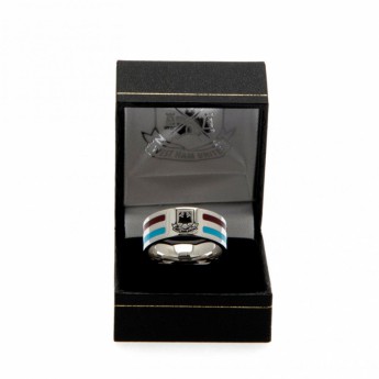 West Ham United gyűrű Colour Stripe Ring Medium CT