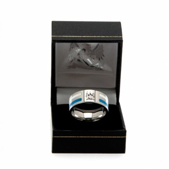 Manchester City gyűrű Colour Stripe Ring Small EC