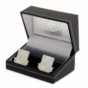 West Ham United mandzsettagomb Silver Plated Cufflinks CR CT