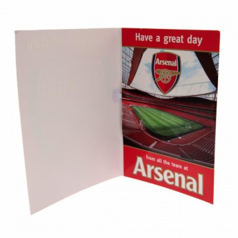 FC Arsenal születésnapi köszöntő Musical Birthday Card