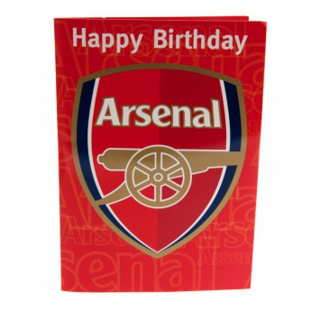 FC Arsenal születésnapi köszöntő Musical Birthday Card