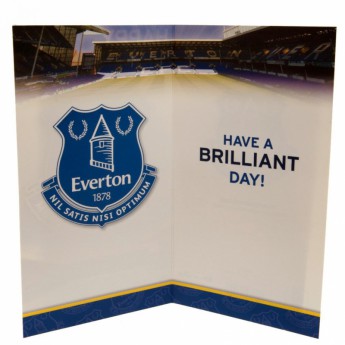 FC Everton születésnapi köszöntő Birthday Card