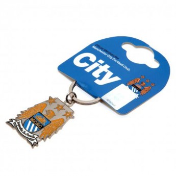 Manchester City crest kulcstartó