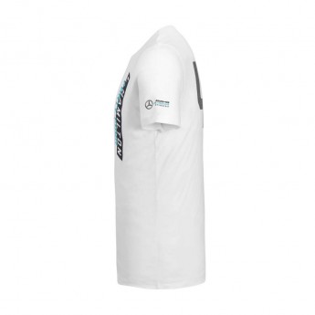 Mercedes AMG Petronas férfi póló white Hamilton 44 F1 Team 2019