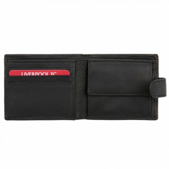 FC Liverpool bőr pénztárca Black Leather Wallet