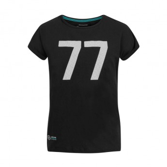 Mercedes AMG Petronas női póló black Bottas 77 F1 Team 2019