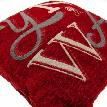 FC Liverpool párna Chenille Cushion