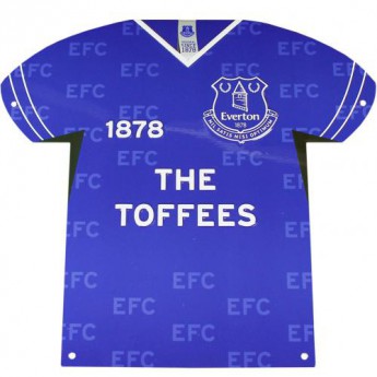 FC Everton fém tábla Metal Shirt Sign