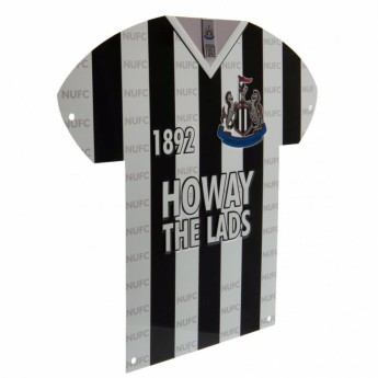 Newcastle United fém tábla Metal Shirt Sign