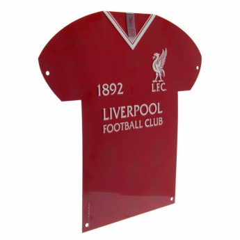 FC Liverpool fém tábla Metal Shirt Sign LB