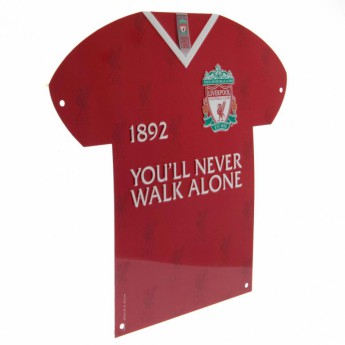 FC Liverpool fém tábla Metal Shirt Sign CR