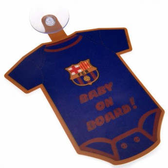 FC Barcelona mini autós body Baby On Board Sign