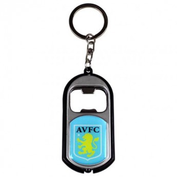 Aston Villa kulcstartó üveg nyitóval Key Ring Torch Bottle Opener