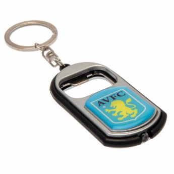 Aston Villa kulcstartó üveg nyitóval Key Ring Torch Bottle Opener